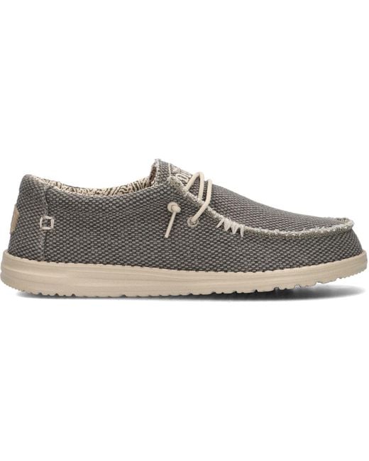 HeyDude Slipper Wally Braided Herren in Black für Herren