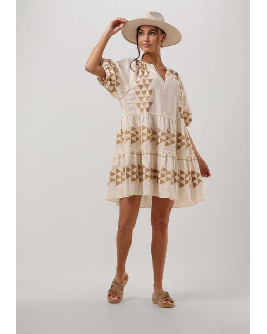 Greek Archaic Kori Natural Minikleid 230343 Damen