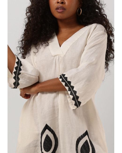 Greek Archaic Kori Natural Midikleid 230085