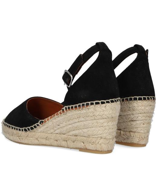 Via Vai Zwarte Espadrilles Flora Braid in het Zwart - Lyst