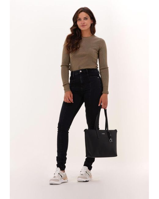 Calvin Klein Black Skinny Jeans High Rise Skinny