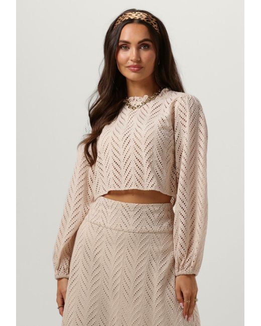 Neo Noir Brown Bluse Rivoli Wave Blouse