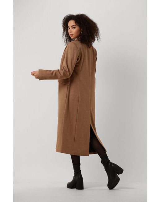 Beaumont Organic Brown Mäntel Long Blazer Coat Damen