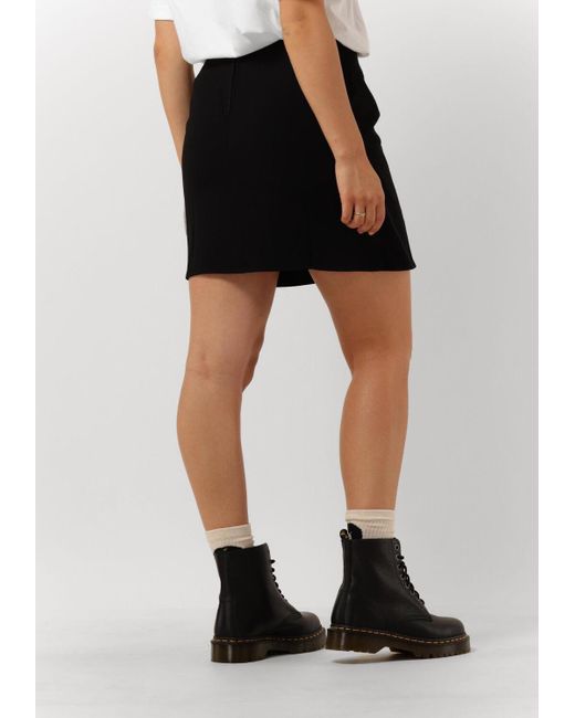 Alix The Label Black Minirock Ladies Woven Short Skirt