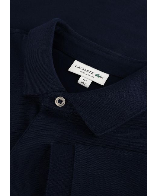 Lacoste Herren Polos & T-Shirts Regular Fit Cotton Blend Polo Shirt in Blue für Herren
