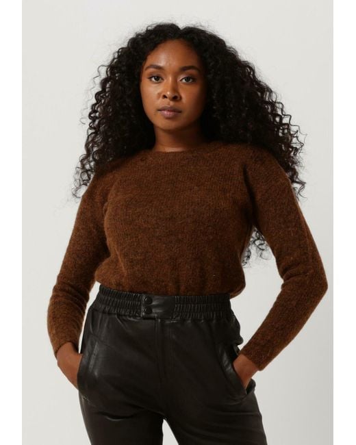 My Essential Wardrobe Brown Pullover The Knit Pullover