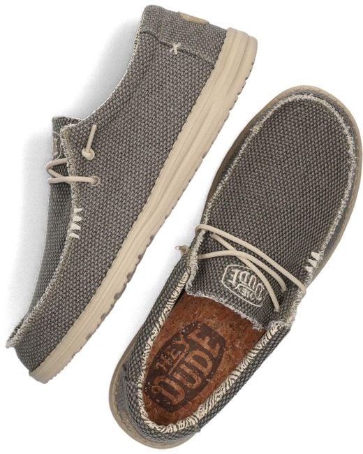 HeyDude Slipper Wally Braided Herren in Black für Herren