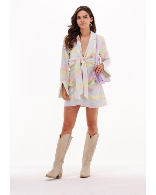 NA-KD Multicolor Minikleid Twisted Front Short Dress