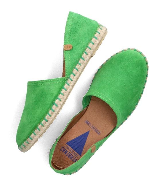 Verbenas Green Espadrilles Carmen Damen