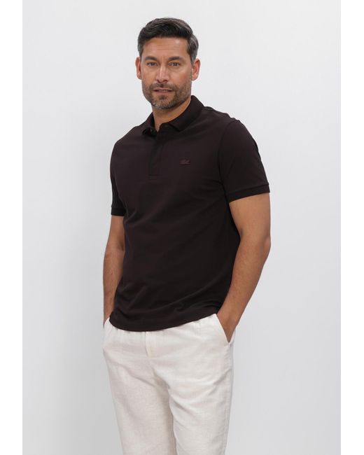 Lacoste Herren Polos & T-Shirts Regular Fit Cotton Blend Polo Shirt in Black für Herren