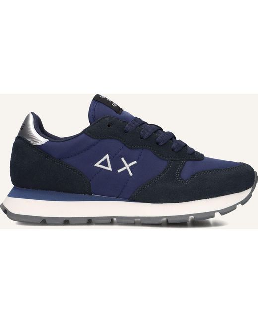 Sun 68 Blue Damen Sneaker Ally Solid Nylon
