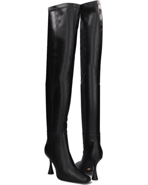 Josh V Black Hohe Stiefel Lieve