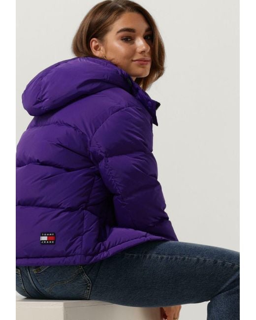 Tommy Hilfiger Purple Wattierte Jack Tjw Alaska Puffer Damen