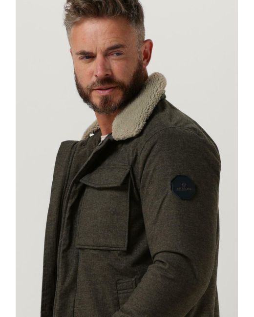 Dstrezzed Jack Carpenter Wool Lt. Melange Herren in Green für Herren