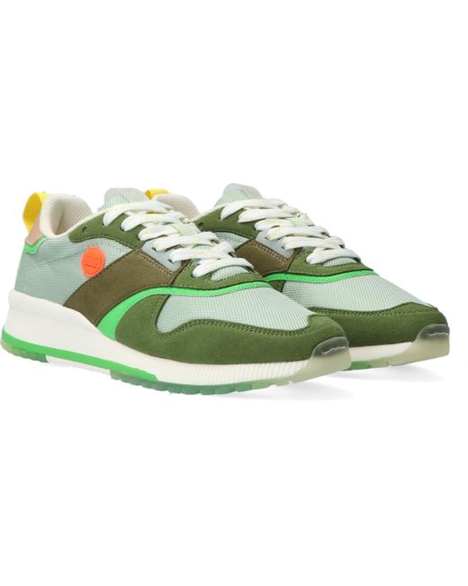 Scotch \u0026 Soda Synthetisch Vivi Lage Sneaker in het Groen - Lyst