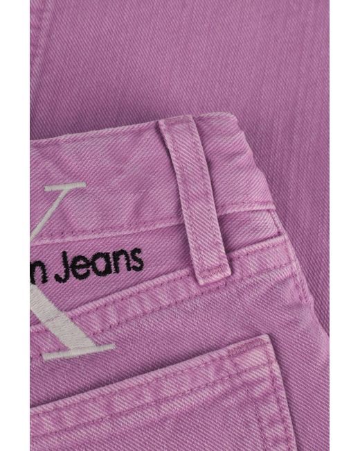 Calvin Klein Purple Wide Jeans Wide Leg Hr Iris Orchid Mädchen