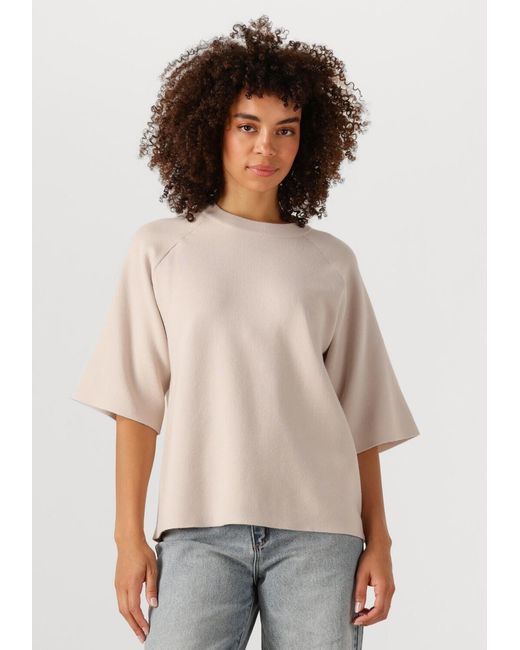 Object Natural Damen Pullover & Cardigans Objreynard 2/4 Knit Pullover