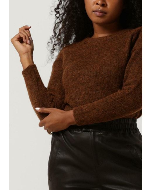 My Essential Wardrobe Brown Pullover The Knit Pullover