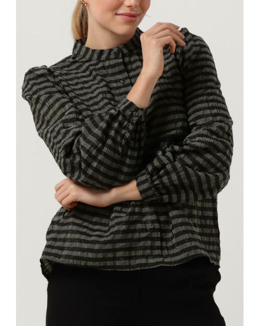 Levete Room Black Bluse Lr-Vela 1 Blouse Damen