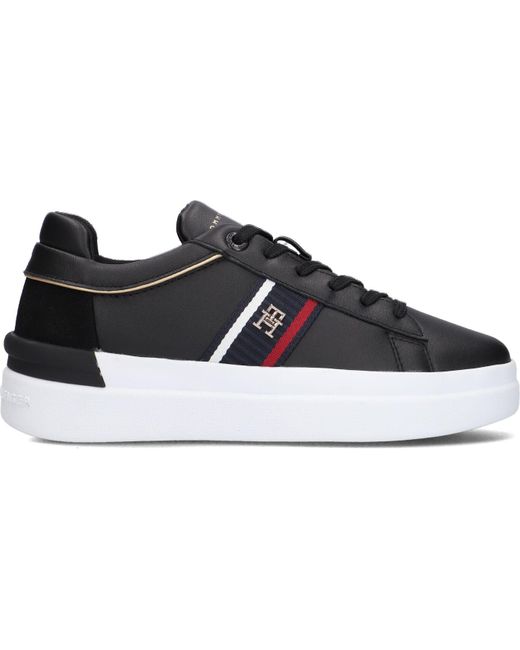 Tommy Hilfiger Black Sneaker Low Corp Webbing Court Sneaker