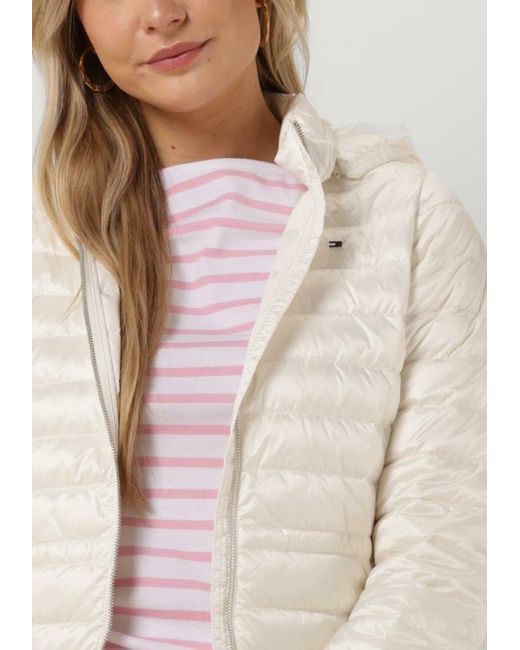 Tommy Hilfiger Natural Wattierte Jack Feminine Lw Down Jacket