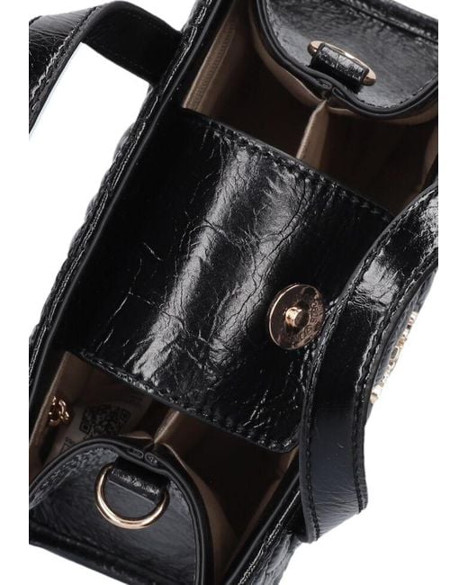 Guess Black Handtasche Silvana 2 Compartment Mini Tote