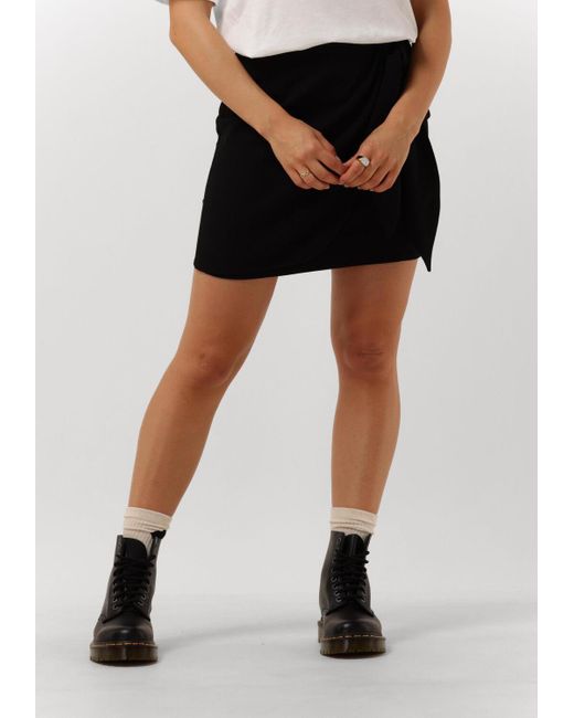 Alix The Label Black Minirock Ladies Woven Short Skirt