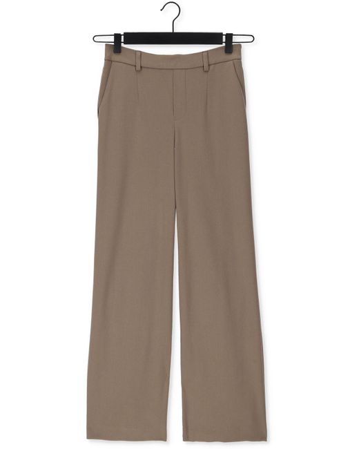 Object Brown Weite Hose Objlisa Mw Wide Pant Noos Damen