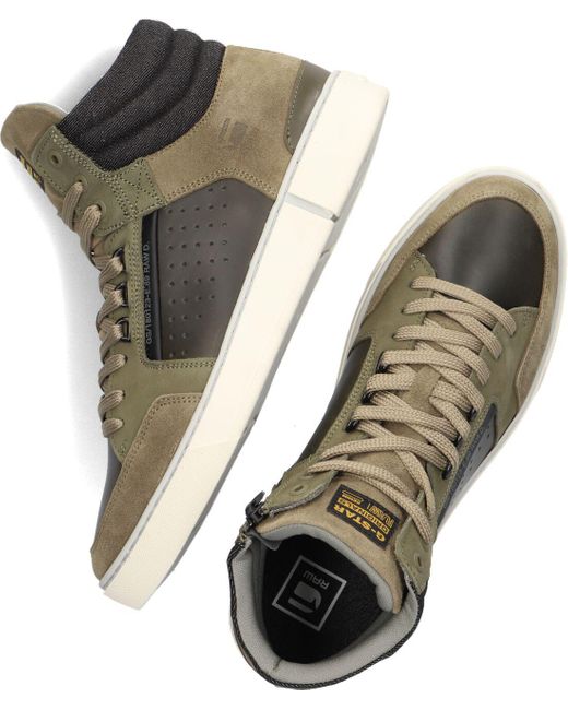 G-Star Sneaker High Ravond Ii Mid Lea M in Black für Herren