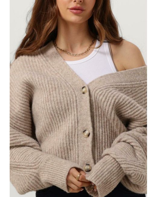 Circle Of Trust Brown Strickjacke Cara Cardigan Nicht-gerade
