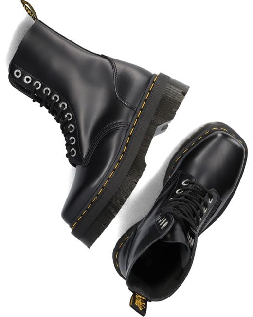 Dr. Martens Black Schnürboots 1490 Quad Squared