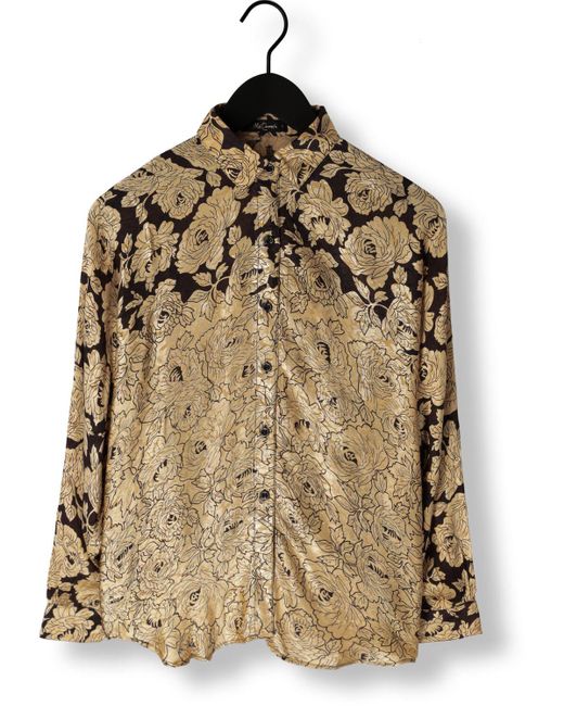 Mes Demoiselles Brown Bluse Rose Folia