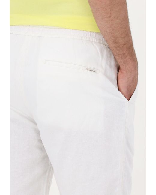 Scotch & Soda Kurze Hose Fave Linen-Blend Beach Short Herren in White für Herren