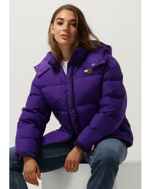 Tommy Hilfiger Purple Wattierte Jack Tjw Alaska Puffer Damen
