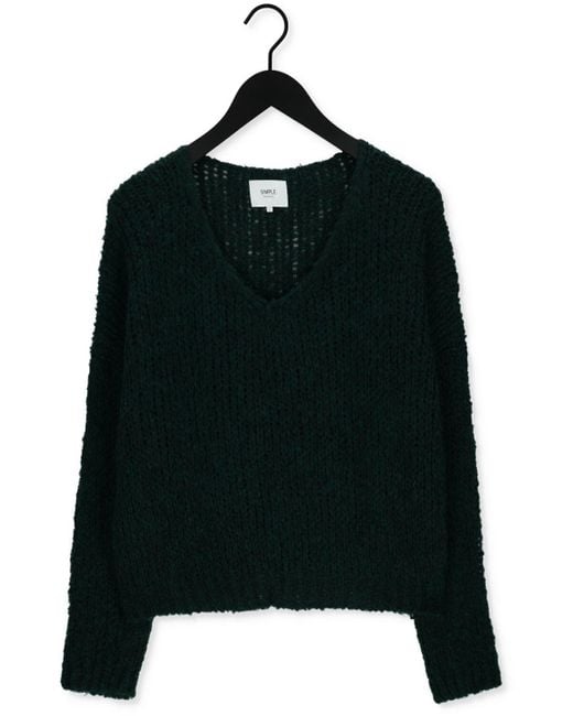 Simplee Black Pullover Sascha V Knit-mohair-22-3
