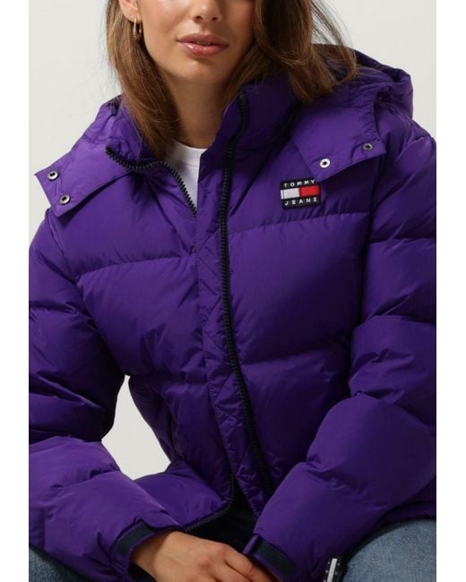Tommy Hilfiger Purple Wattierte Jack Tjw Alaska Puffer Damen