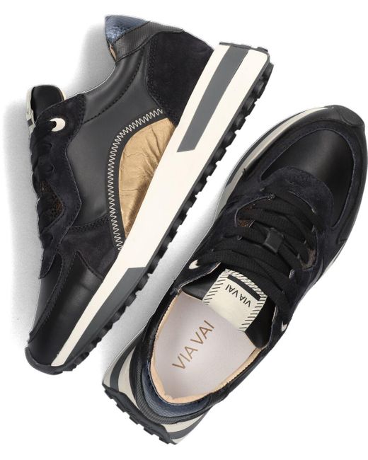 Via Vai Black Sneaker Low Posy DAsh