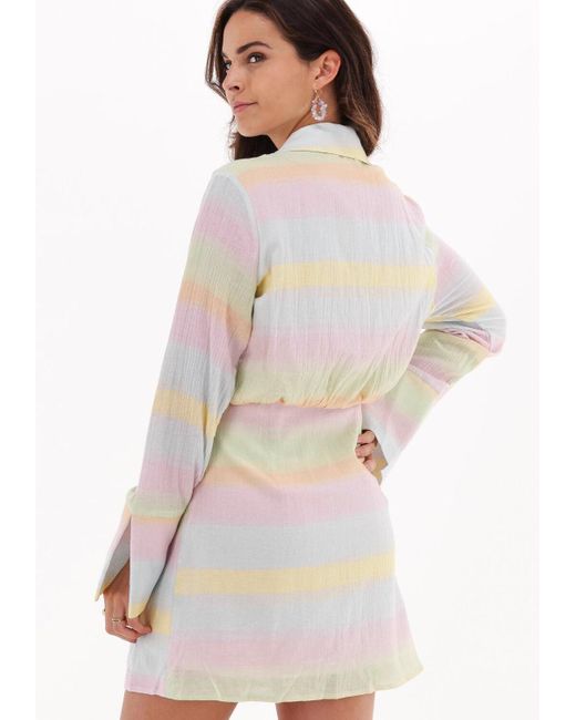 NA-KD Multicolor Minikleid Twisted Front Short Dress