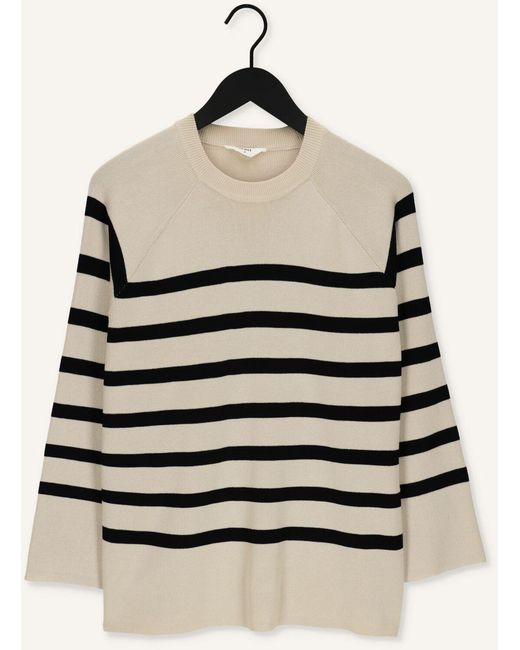 Object Natural Damen Pullover & Cardigans Objester Ls Knit Top