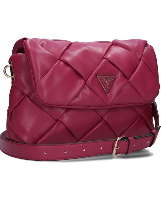 Guess Red Umhängetasche Zaina Flap Shoulderbag Damen