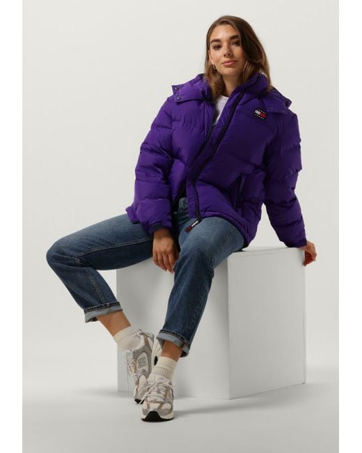 Tommy Hilfiger Purple Wattierte Jack Tjw Alaska Puffer Damen