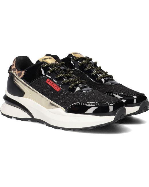 Replay Black Sneaker Low Athena Jr Mädchen