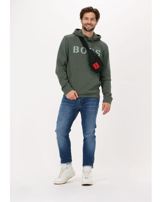 Boss Sweatshirt Wetry 10230209 in Green für Herren