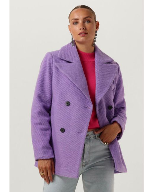 Y.A.S Purple Mäntel Yasinferno Woolmix Jacket