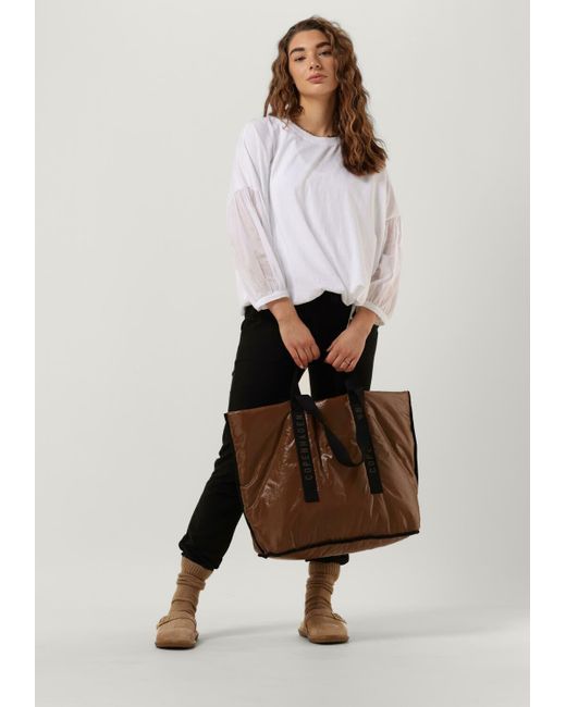 10Days Multicolor T-shirt Balloon Sleeve Tunic