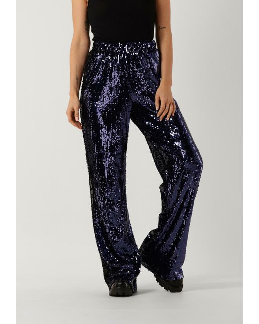 Colourful Rebel Black Hose Emy Sequins Flare Pants