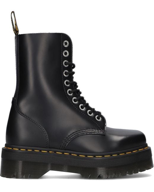 Dr. Martens Black Schnürboots 1490 Quad Squared