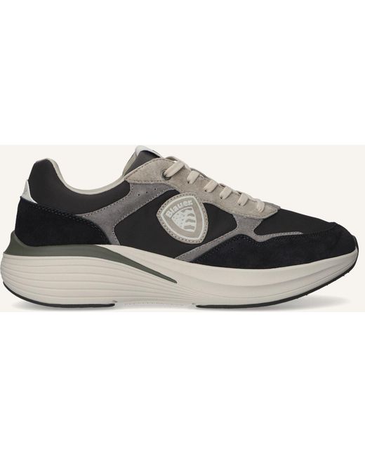 Blauer Herren Sneaker Lander02 in Black für Herren