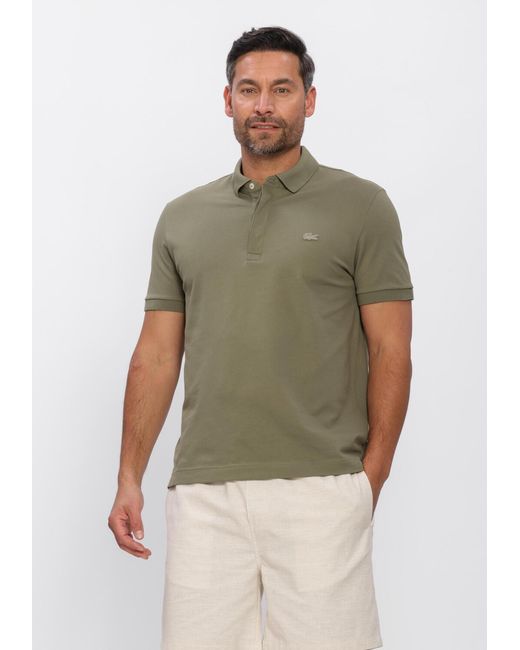 Lacoste Herren Polos & T-Shirts Regular Fit Cotton Blend Polo Shirt in Green für Herren