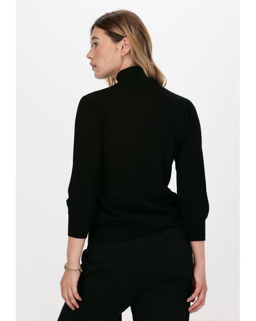 Minus Black Pullover Mersin Roll Neck Knit